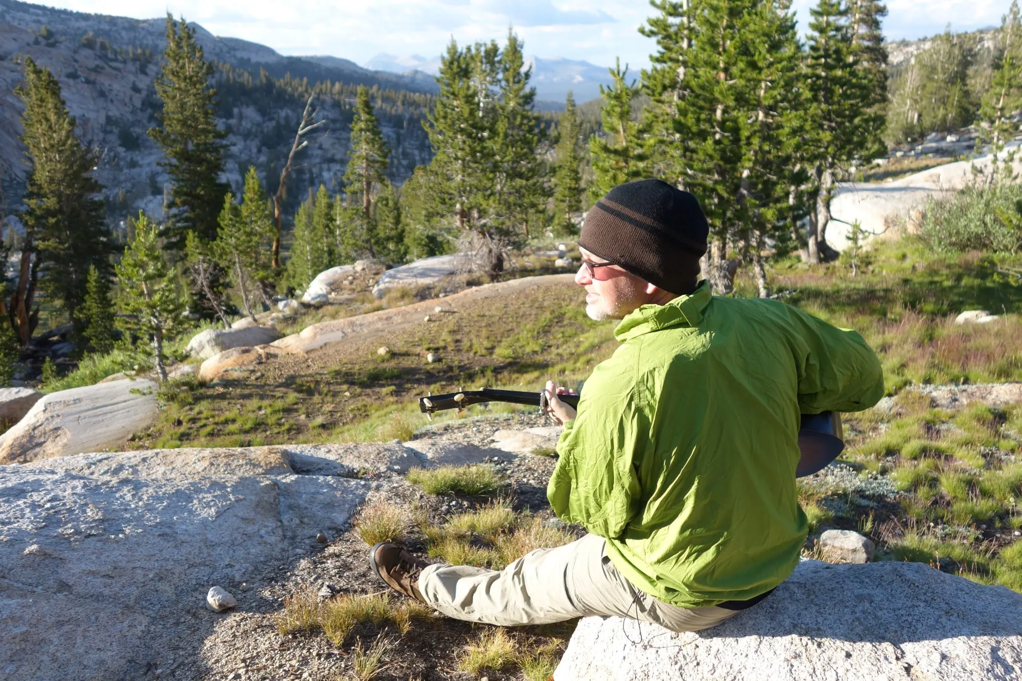 Guitar in the mountains